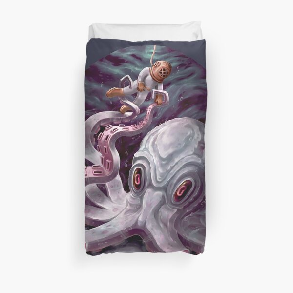 Giant Kraken Duvet Cover
