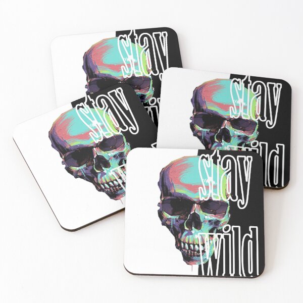 Item preview, skull locale stay wild  designed and sold by induwara27.