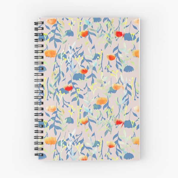 Item preview, Peony Daydream Print in Pale Pink and Blue designed and sold by CharIsabella.