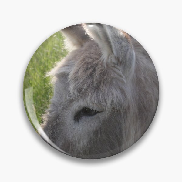 Item preview, Adorable grey donkeys in the high grass meadow	 designed and sold by EstelleRossetti.