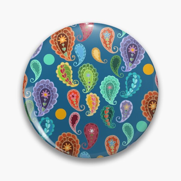 Artikelvorschau, Regenbogen-Paisley-Muster entworfen und verkauft von Bethany Gustafson.