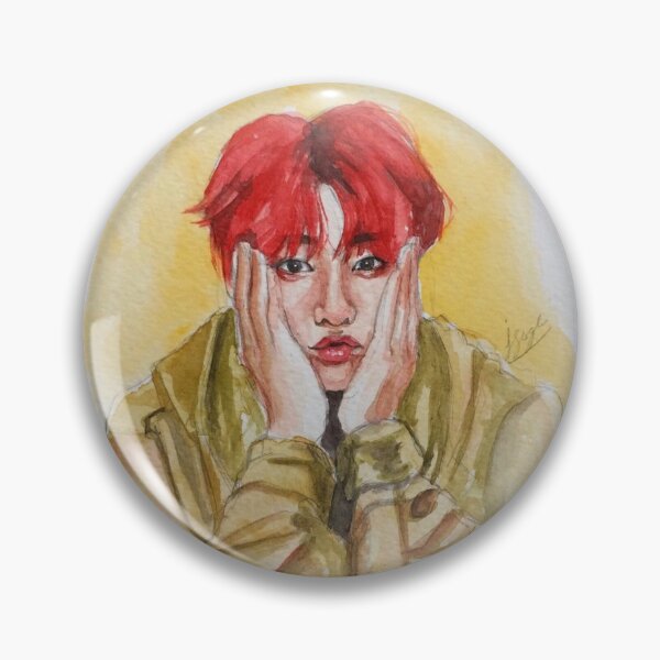 Item preview, red hair jungkook designed and sold by jeongogh.
