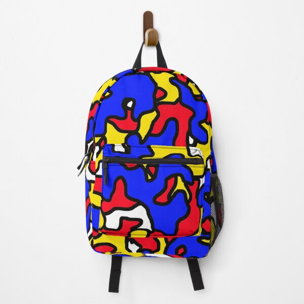 Aperçu de l'œuvre Mondrian Camouflage créée et vendue par Hell-Prints.