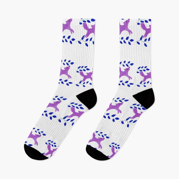 Item preview, Wolves running in the forest (mauve) designed and sold by LiceaGand.