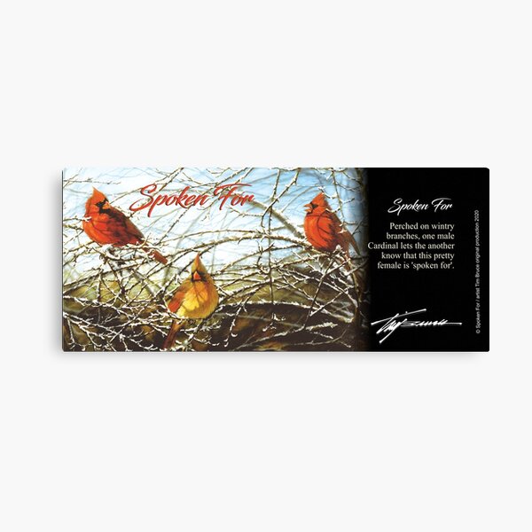 Spoken For Mug design Canvas Print