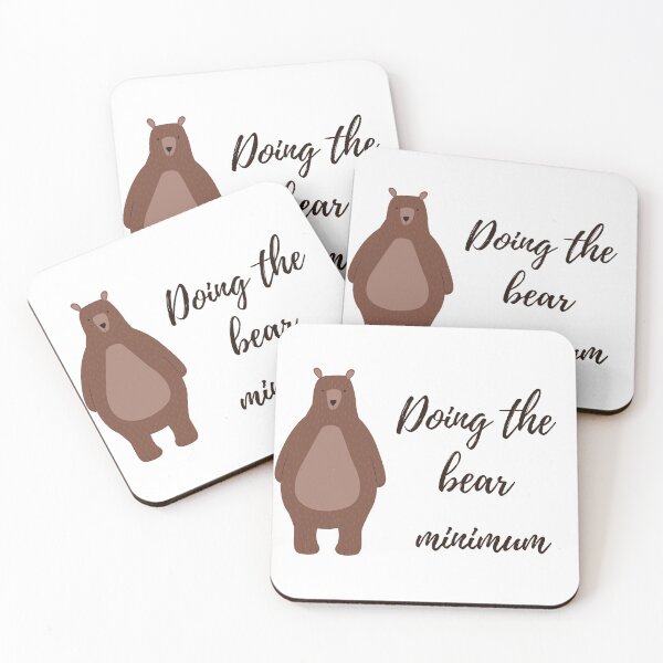 Item preview, Doing the bear minimum designed and sold by lolora.