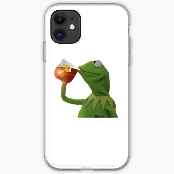 Kermit Sipping Tea iPhone Soft Case