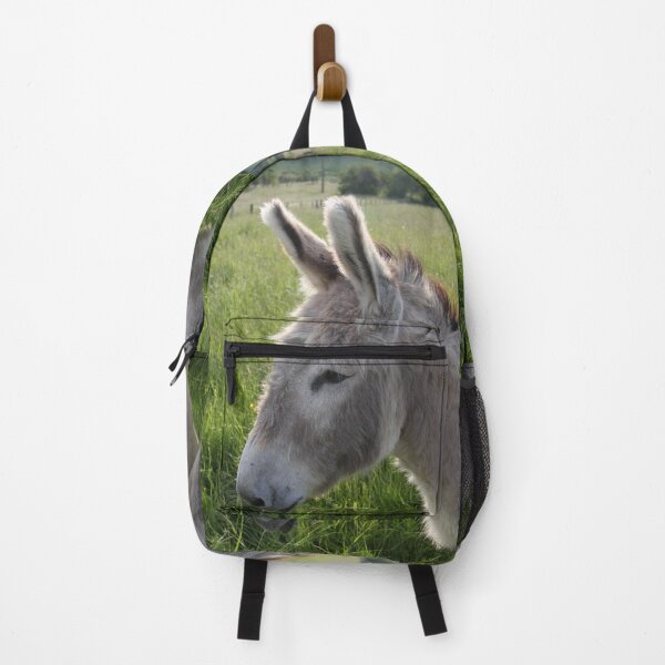 Item preview, Adorable grey donkeys in the high grass meadow	 designed and sold by EstelleRossetti.