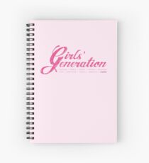 Girls' Generation - Cursive Spiral Notebook