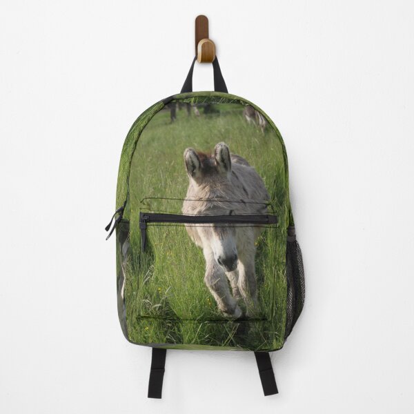 Item preview, Adorable grey donkeys in the high grass meadow	 designed and sold by EstelleRossetti.