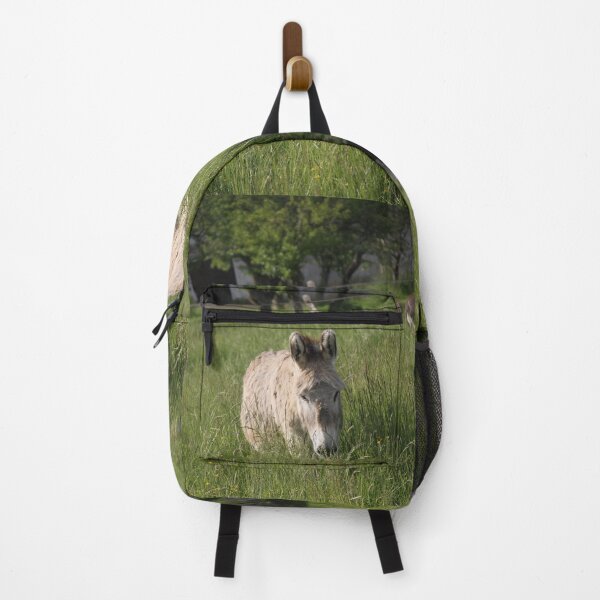 Item preview, Adorable grey donkeys in the high grass meadow	 designed and sold by EstelleRossetti.