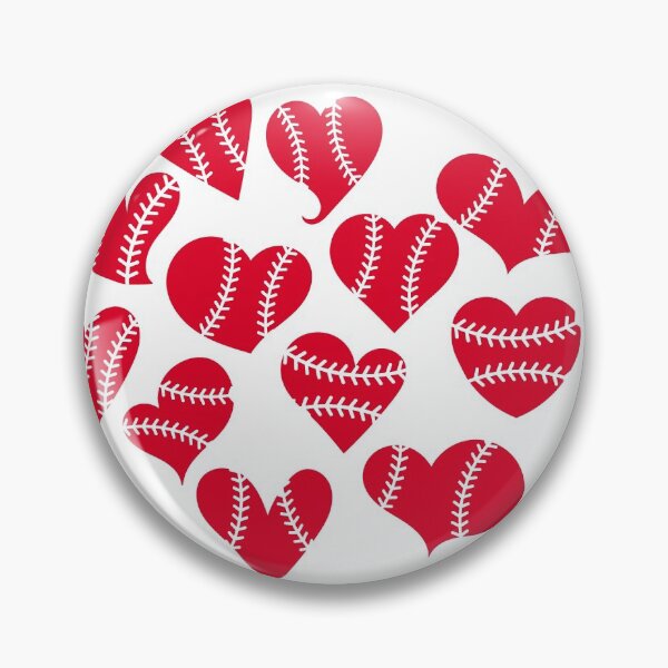 Artikelvorschau, Ich liebe Baseballherzen entworfen und verkauft von KelaEssentials.