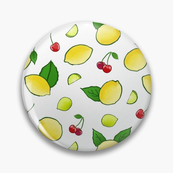 Item preview, Lemons and cherries Pattern designed and sold by iilustra.