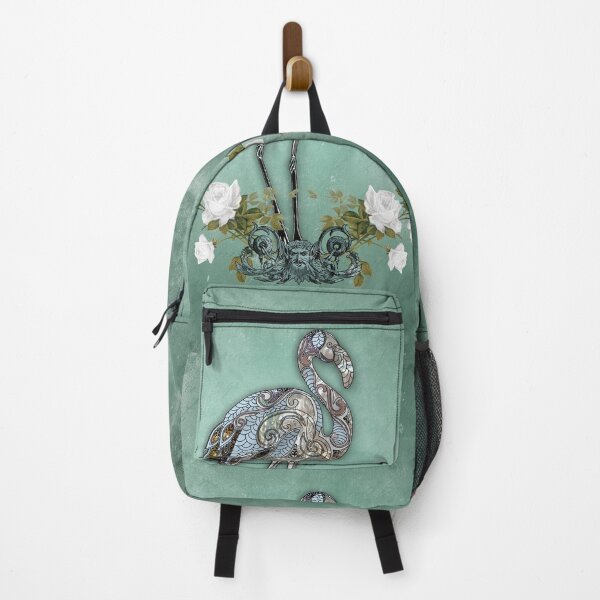 Item preview, Wonderful elegant flamingo with flowers designed and sold by nicky2342.