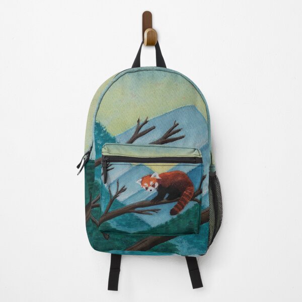 Item preview, Watercolour landscape with red panda designed and sold by Tefra.