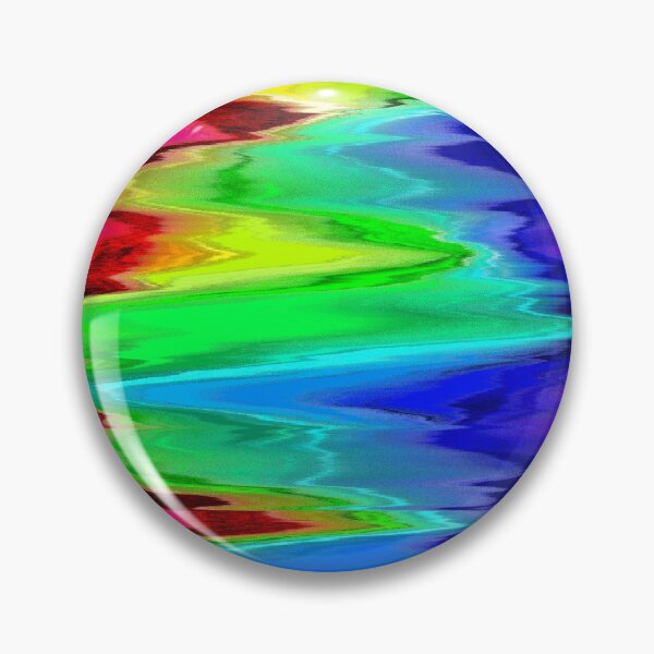 Item preview, Abstract Wild Rainbow Smudges Waves Wallpaper Design designed and sold by Dator.