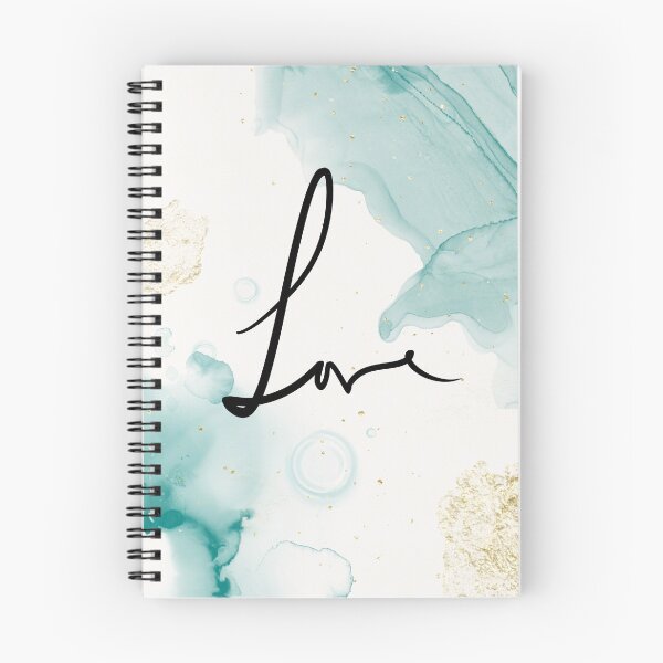 Item preview, Love Ink Turquoise Foil designed and sold by EleanorF.