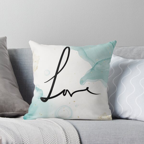 Item preview, Love Ink Turquoise Foil designed and sold by EleanorF.