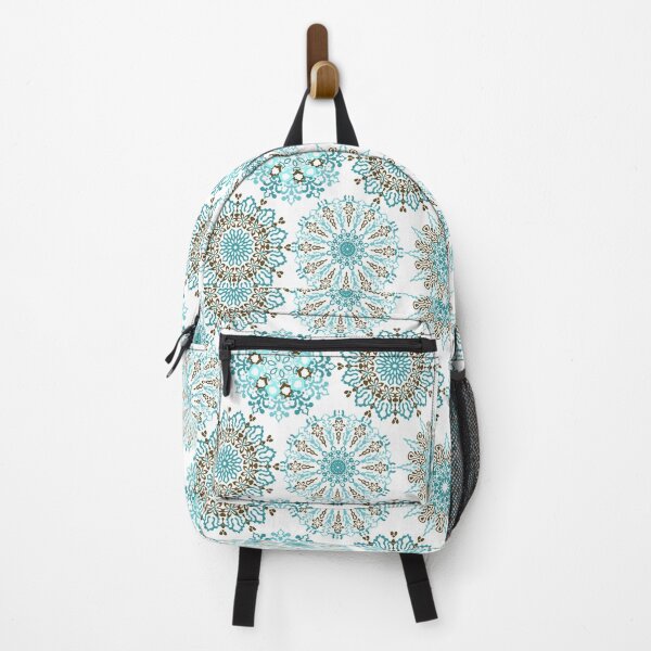 Item preview, BLUE MANDALA GEOMETRIC FLOWERS PATTERN designed and sold by corner-shop.