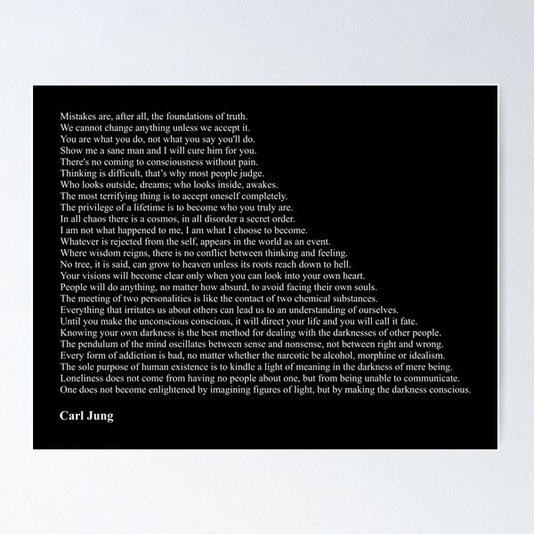 Aperçu de l'œuvre Carl Jung Quotes créée et vendue par Miguel Queiruga.
