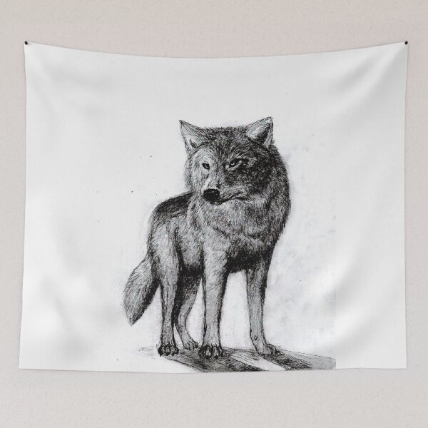 Item preview, realistic wolf  designed and sold by Rhashid.