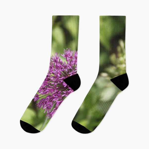 Item preview, Allium pink opening flower head bud	 designed and sold by EstelleRossetti.