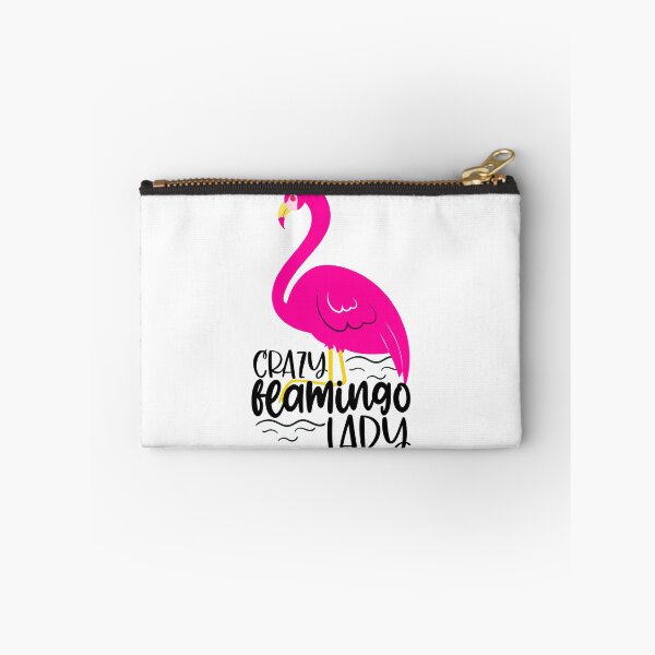 Item preview, Crazy Flamingo Lady designed and sold by purpleblobart.