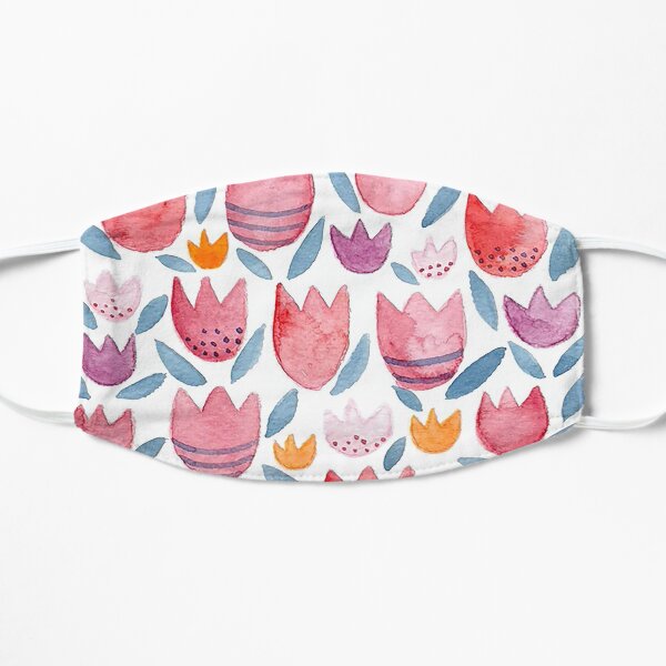Spring Tulip Blossoms Mask