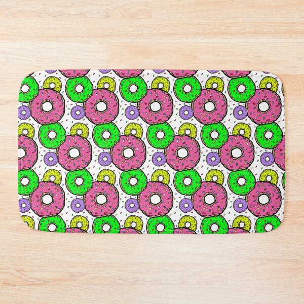Item preview, Donuts Dohnuts Doughnuts Pink Green Yellow Purple Sprinkles Simpsons designed and sold by Draculaura2009.