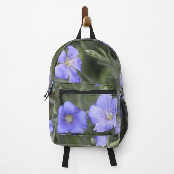 Item preview, Purple flax linseed spring flower designed and sold by EstelleRossetti.