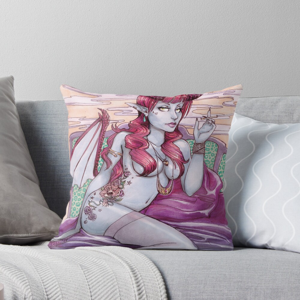 Item preview, Throw Pillow designed and sold by Sabtastic.