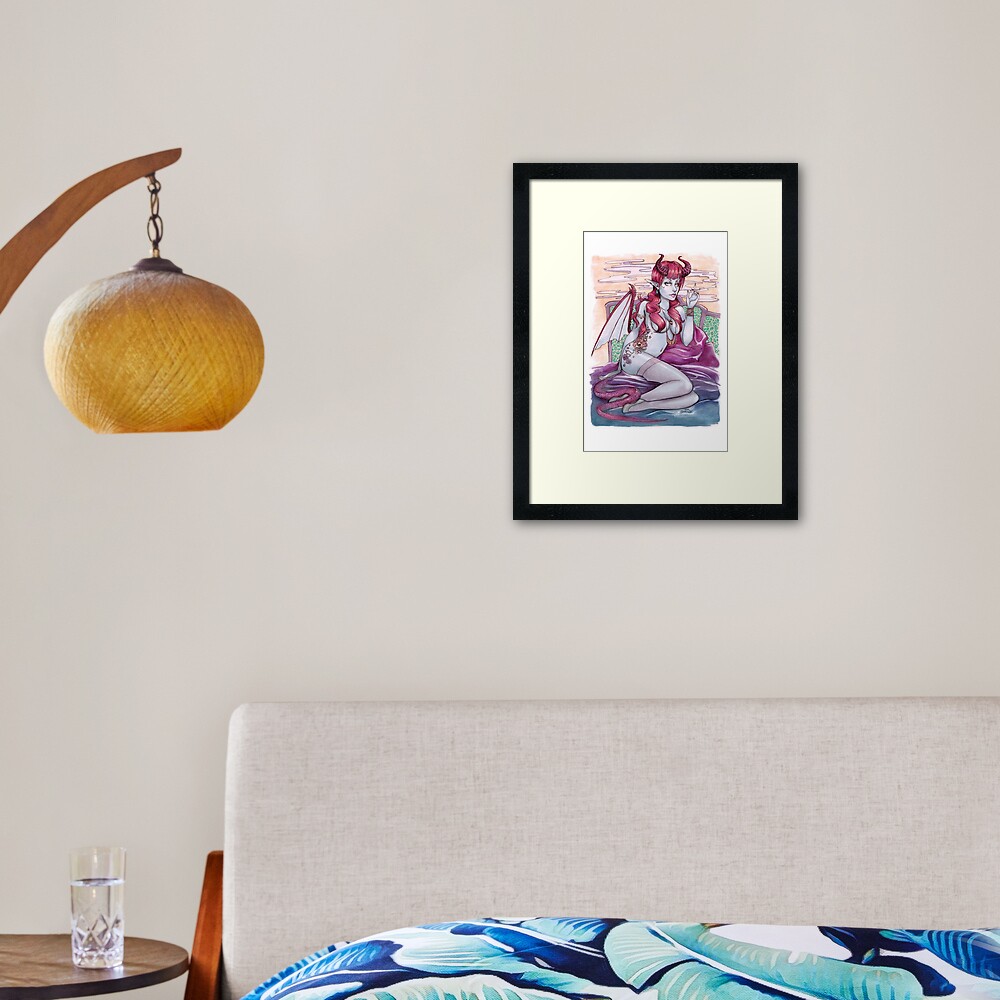 Item preview, Framed Art Print designed and sold by Sabtastic.