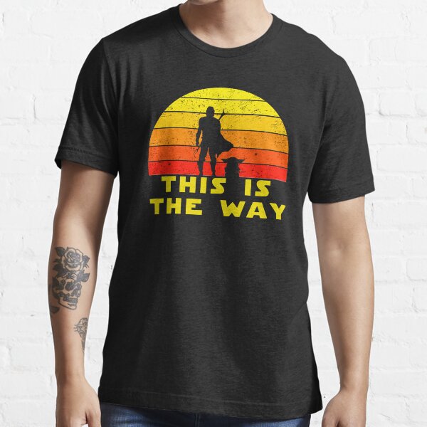 mando retro this is the way and the baby vintage Essential T-Shirt