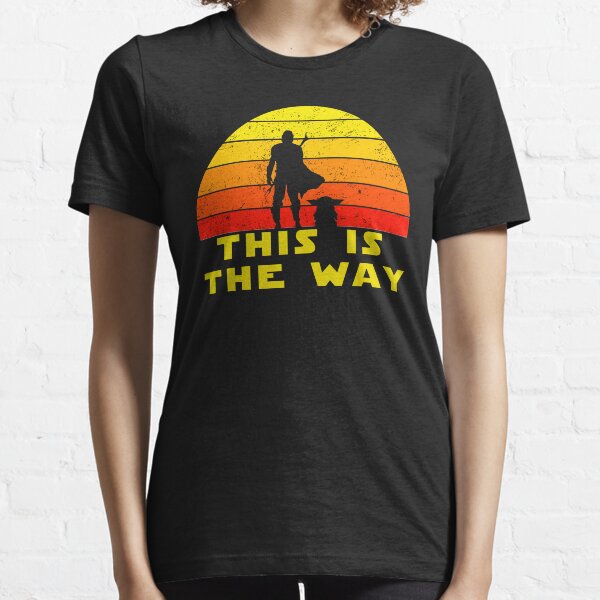 mando retro this is the way and the baby vintage Essential T-Shirt