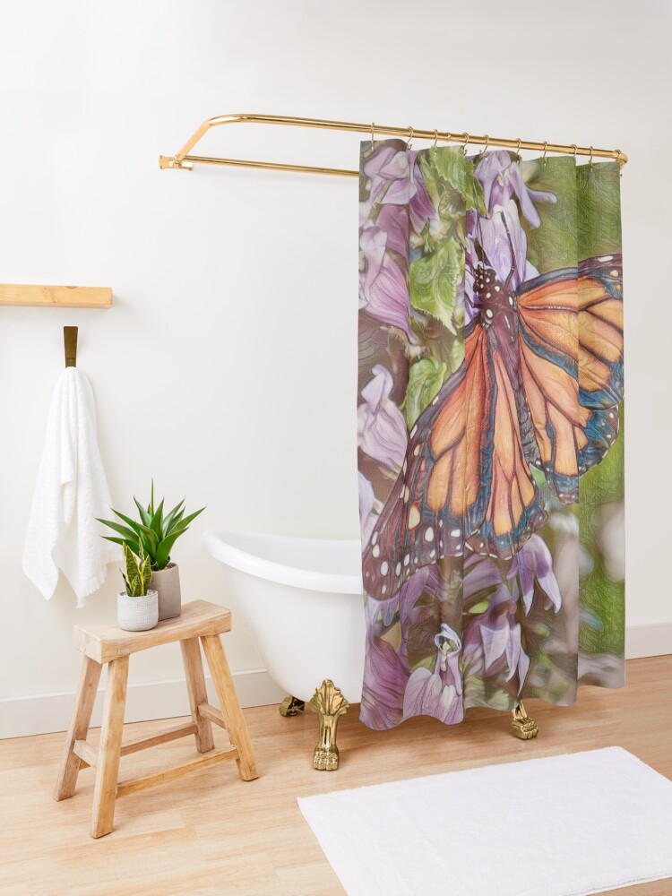Monarch Butterfly" Shower Curtain for Sale by ReneeKennedy
