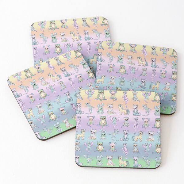Item preview, cute pastel animal pattern designed and sold by Pezi-Creation.