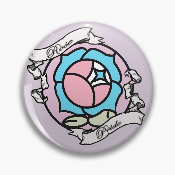 Item preview, Rose Pride Transgender designed and sold by TrotLOeilArt.