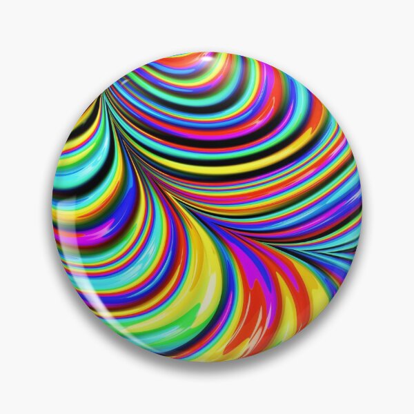 Item preview, Rainbow Fractal Tornadoes designed and sold by Elisabeth Lucas.