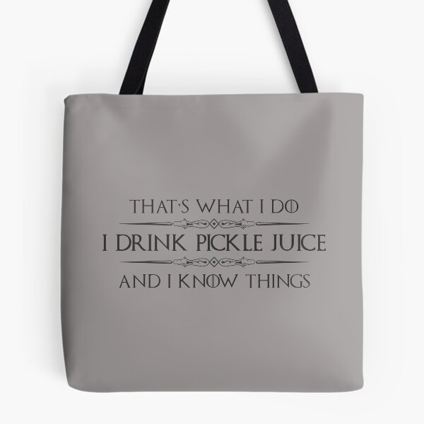 Item preview, Pickle Juice Drinker Gifts - I Drink Pickle Juice & I Know Things Funny Gift Ideas for Dill Pickle Juice Drinkers & Lovers designed and sold by merkraht.