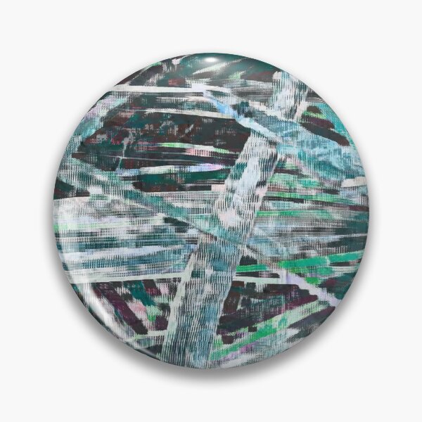 Item preview, Colorama motif lignes imaginaire bleu vert designed and sold by Joie-et-Poesie.