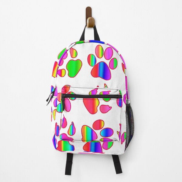 Item preview, Rainbow Paw Prints colourful animal paws design designed and sold by luvvvvvit.