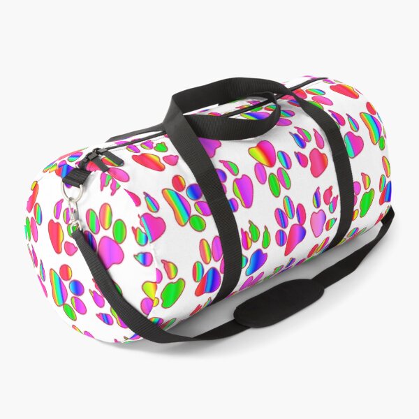 Item preview, Rainbow Paw Prints colourful animal paws design designed and sold by luvvvvvit.
