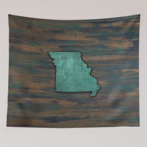 Item preview, Missouri State Shape Teal designed and sold by Jared Davies.