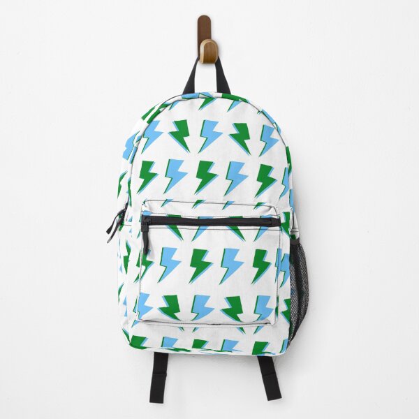 Item preview, Green & Blue lightening bolt pattern designed and sold by WildeandCo.