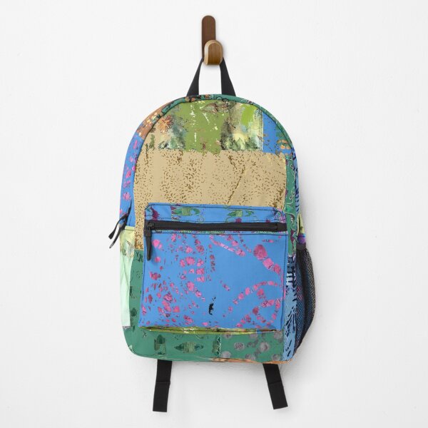 Item preview, Blue textiles, mixed media, fiber art, blue green gold designed and sold by djrunnels.