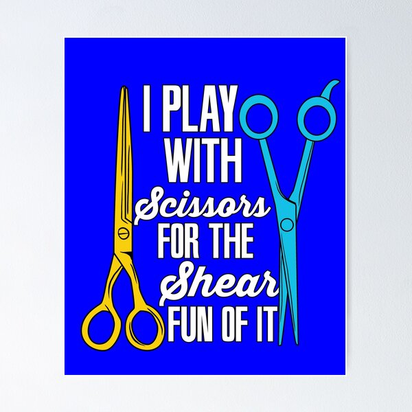 Item preview, I Play With Scissors Barber designed and sold by fantasticdesign.