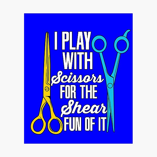 Item preview, I Play With Scissors Barber designed and sold by fantasticdesign.
