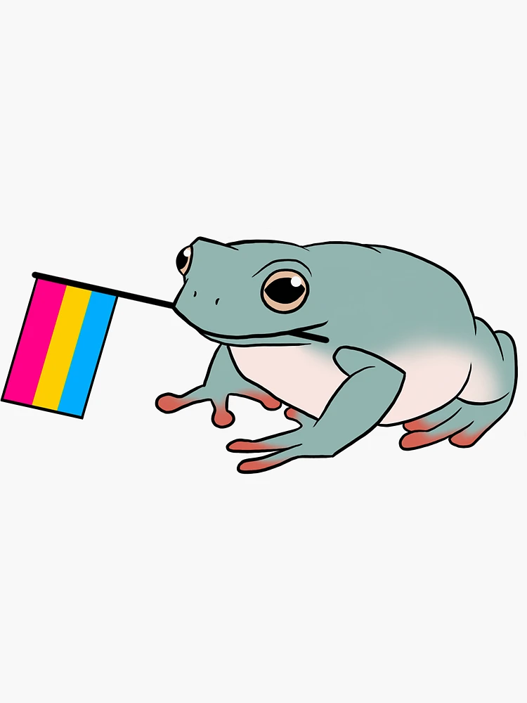 Pansexual Pride Frog Pin in Pan LGBT+ Flag Colors | Chibi Superhero Enamel  Gay Frog Pin