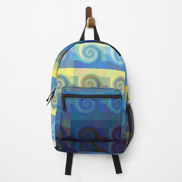 Item preview, Abstract tiles and waves pattern designed and sold by WesternExposure.