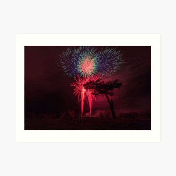 Fireworks Art Print